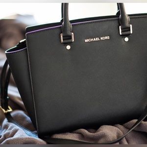Michael Kors Selma Structured Handbag